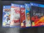Zestaw 5 gier PS4 Project cars, psi patrol, spiderman, nfs, ratchet