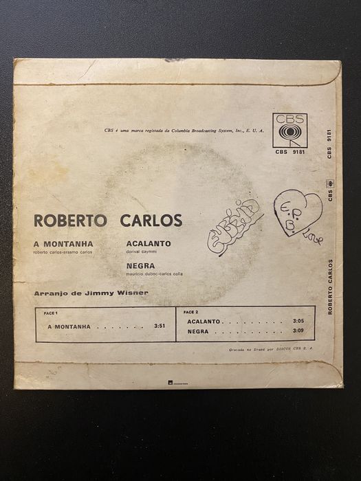 Vinil - Roberto Carlos - A Montanha