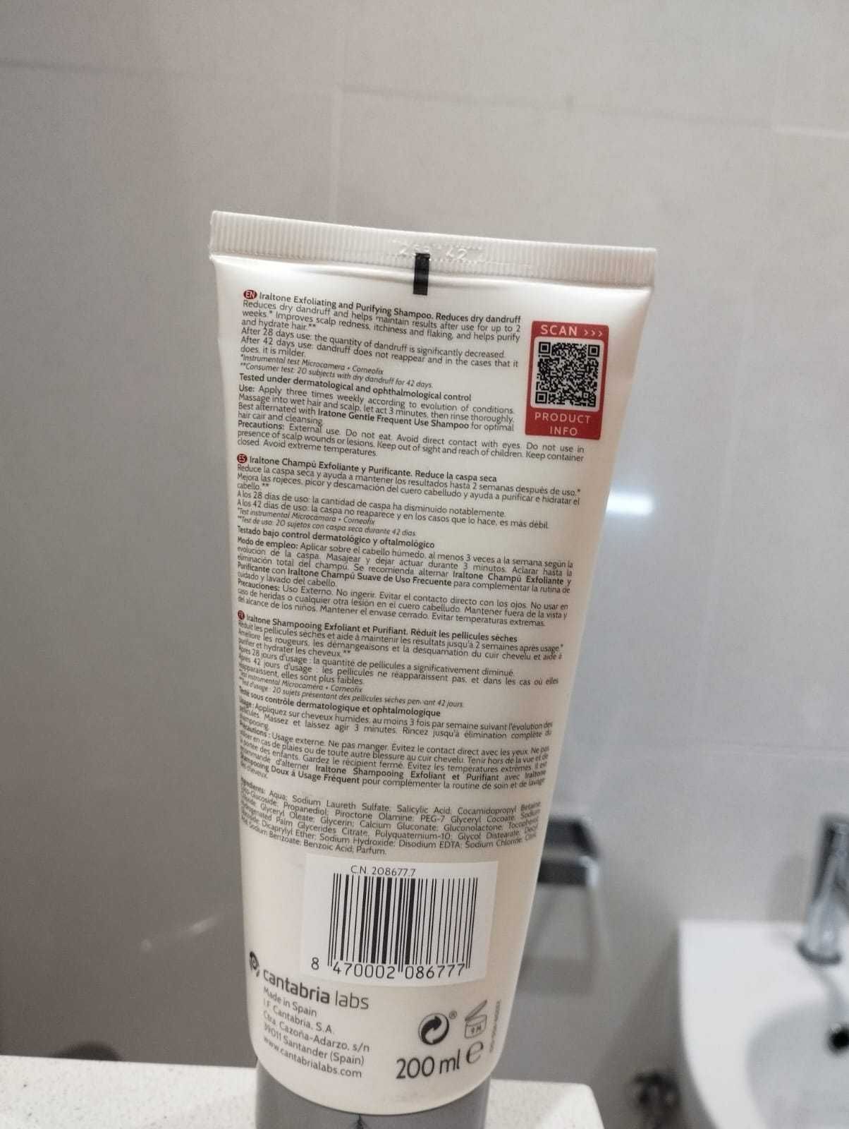Shampoo Iraltone anti-caspa