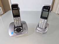 Panasonic KX-TG6431 Telefon Stacjonarny z Drugą Słuchawką i Bazą