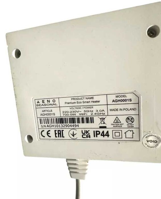 Grzejnik Elektryczny AENO AGH0001S