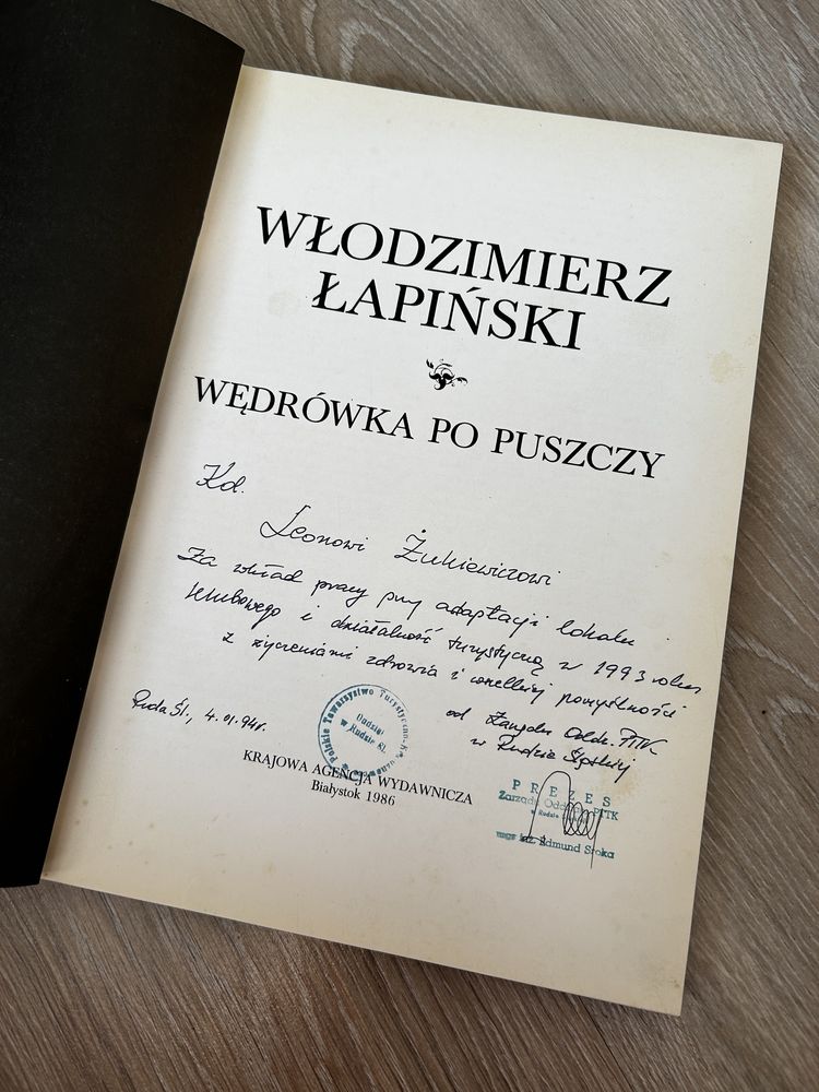Wędrówka po puszczy. Włodzimierz Łapiński