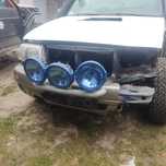 Lampy oświetlenie przód halogeny h7 tuning Suzuki grand Vitara I