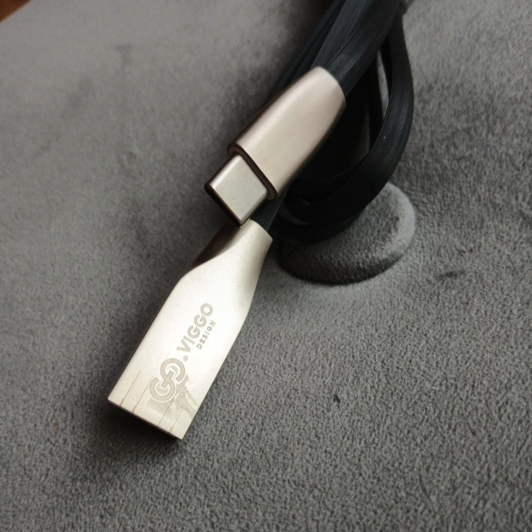 Kabel (1metr) USB typu C fast charging 3.0A VIGGO design
