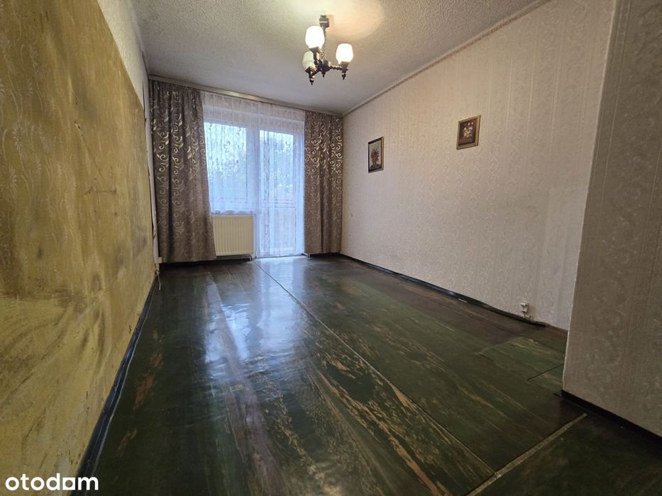 Grodziec 2-pokojowe mieszkanie z balkonem, do remontu