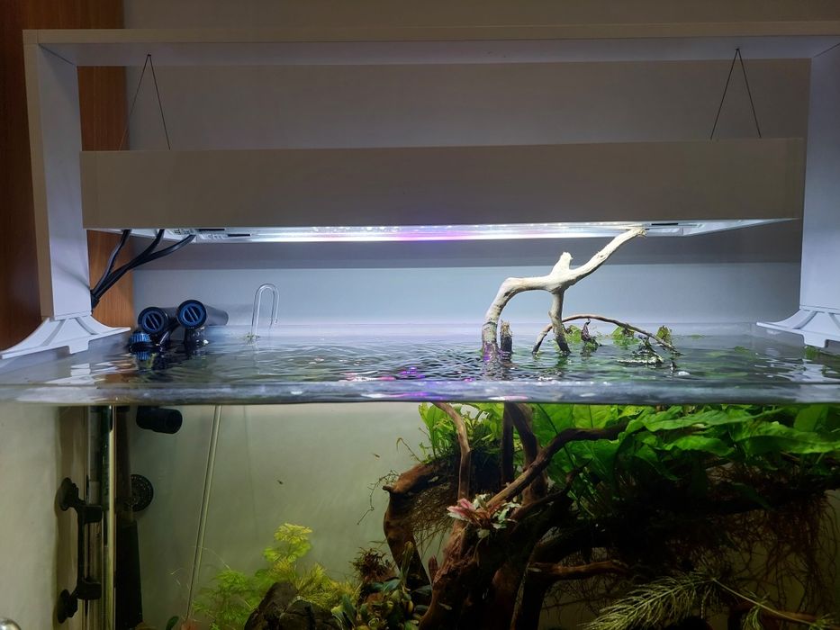 Aquael ultrascape 60 białe z szafką