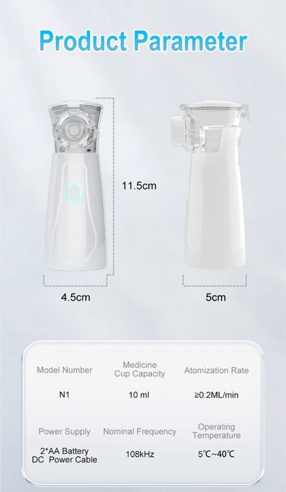 Nebulizador Portátil Silencioso