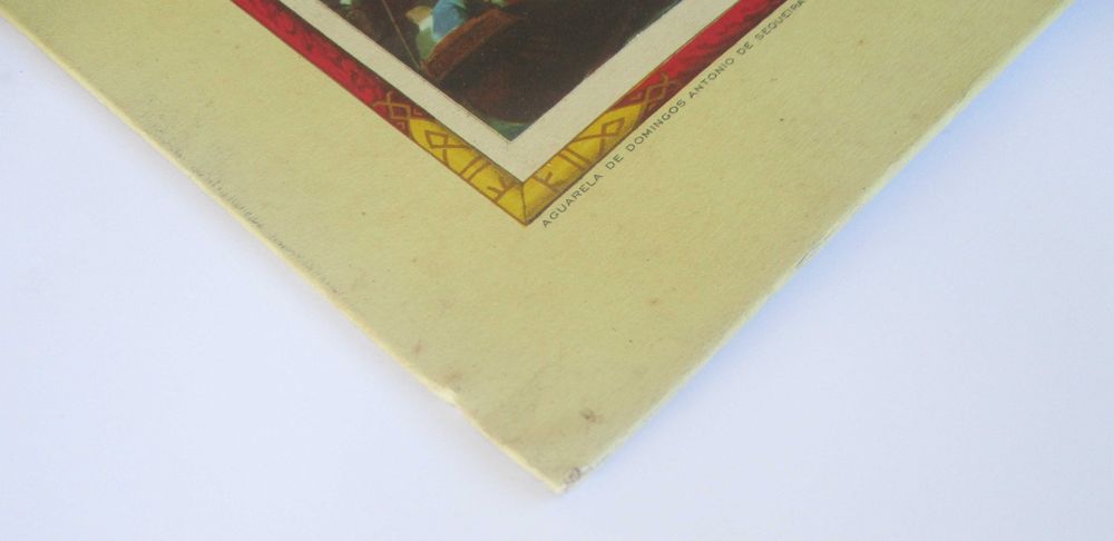 Antiga litografia publicitária Vinhos Ferreirinha