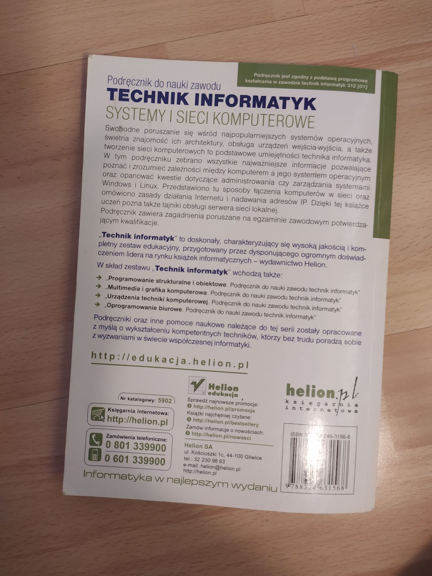 Technik Informatyk, systemy i sieci komputerowe