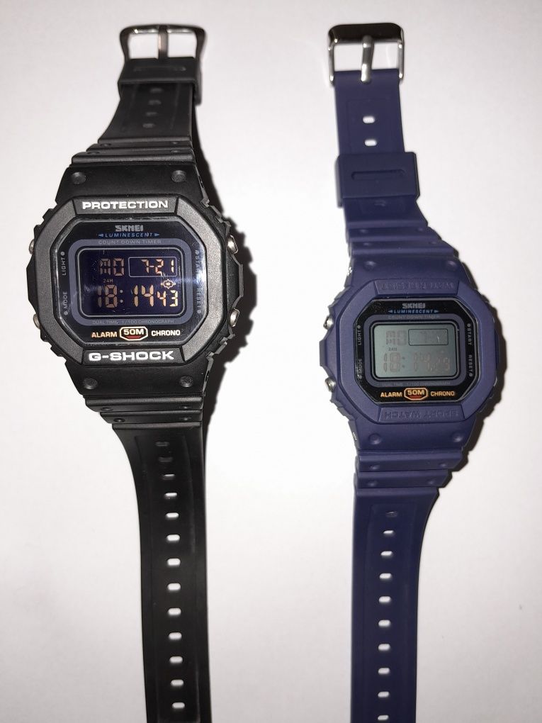 Електронний наручний годинник g shock protection skmei