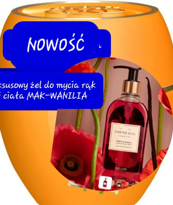 Żel do mycia rąk i ciała MAK-WANILIA marka Oriflame