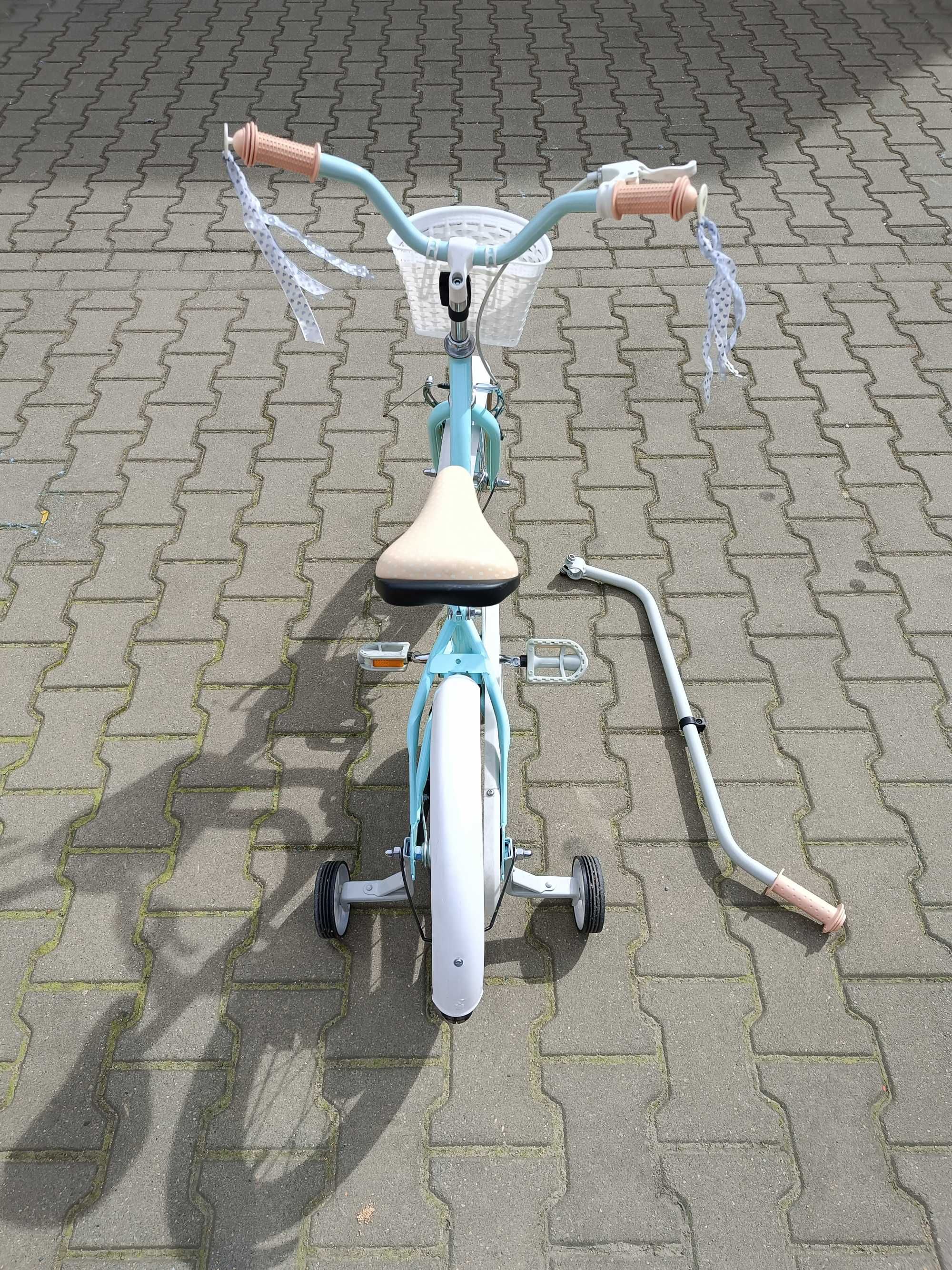 Rowerek dziecięcy HEART BIKE 16 " Sun Baby miętowy