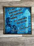 Vincent Lombardi metalowa tabliczka obraz