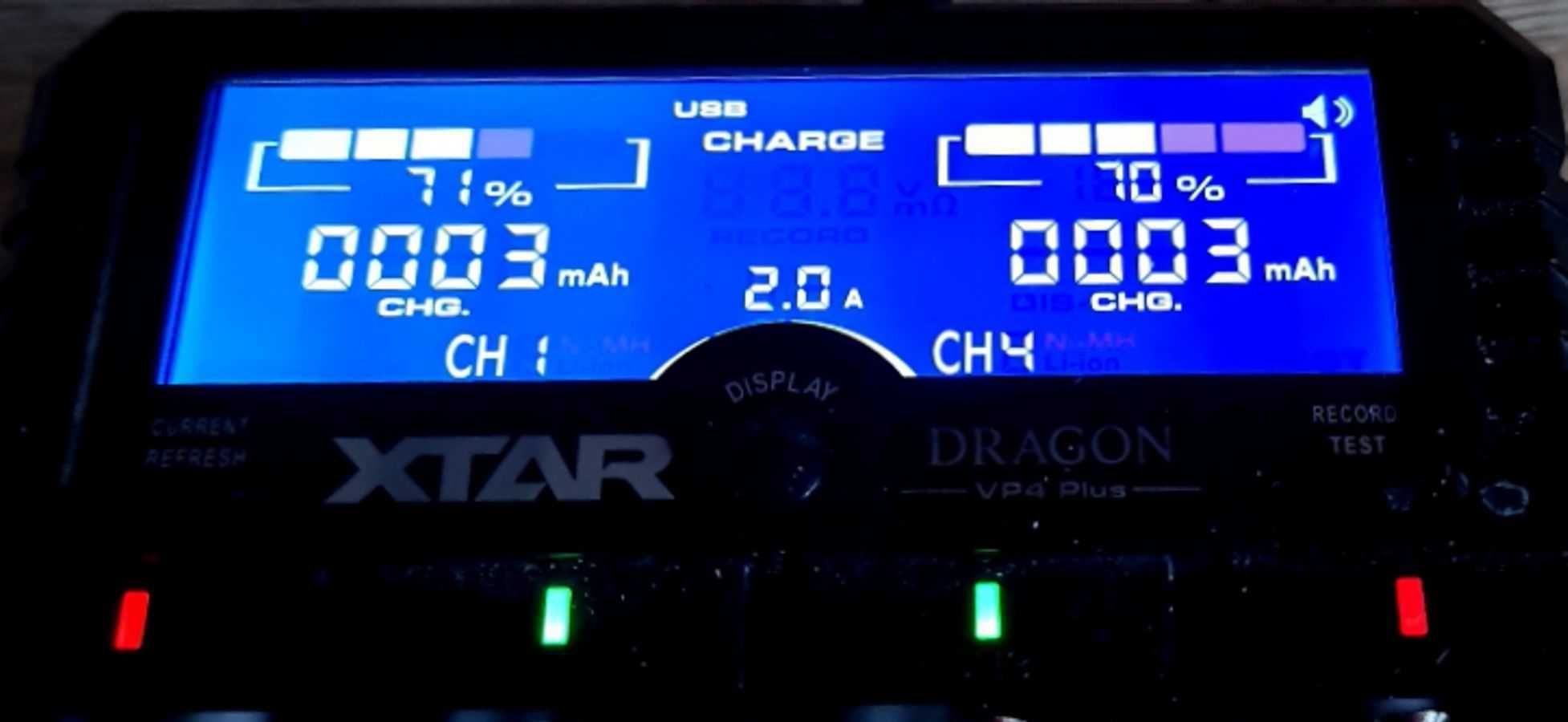 Ładowarka XTAR VP4L Plus DRAGON 18650 Li-ION NiMH 18650, AA, AAA, AAAA