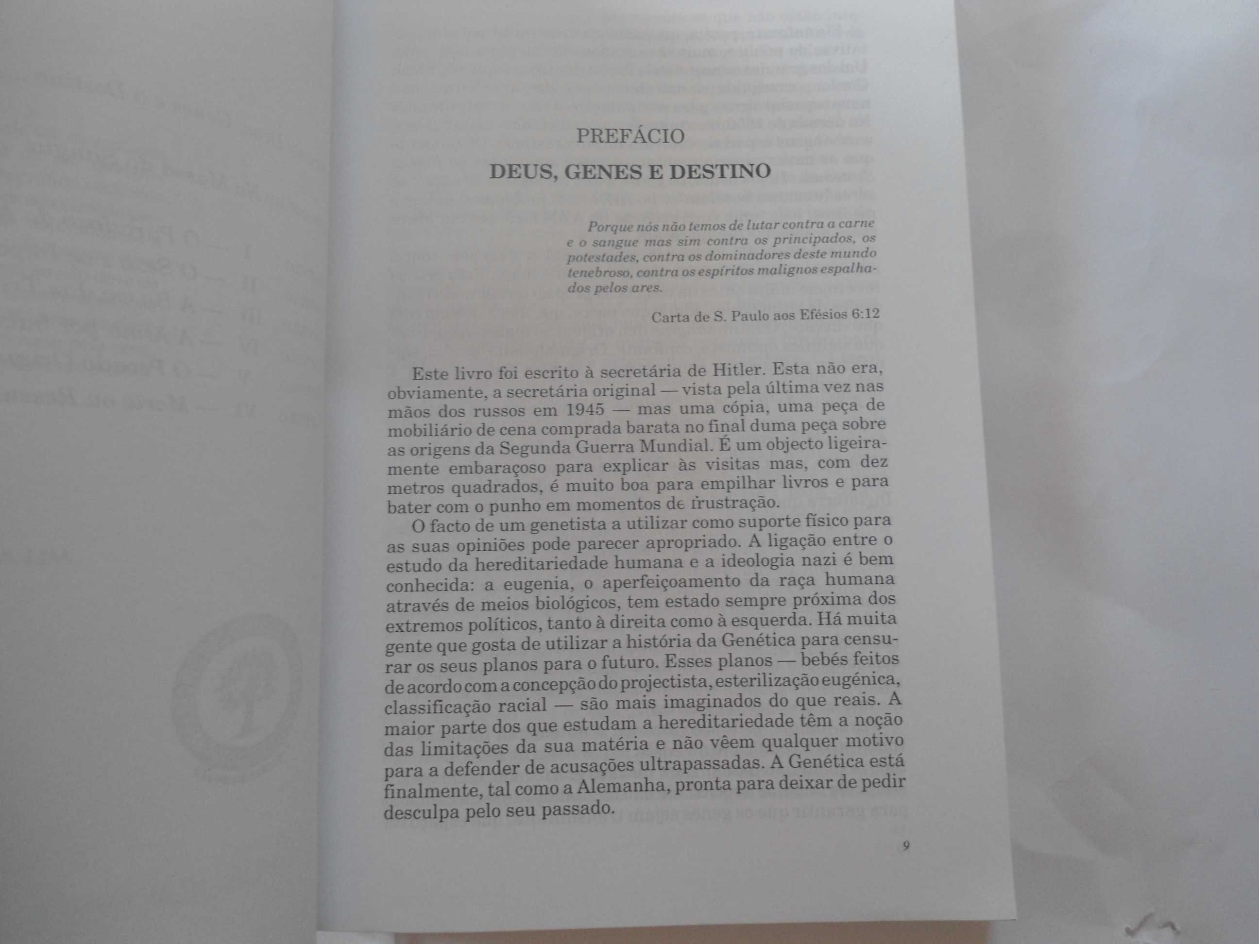 Deus, Genes e o Destino na massa do sangue de Steve Jones