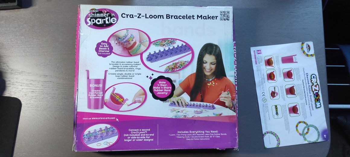 Zestaw do robienia bransoletek bracelet maker Cra-Z-Loom gumki