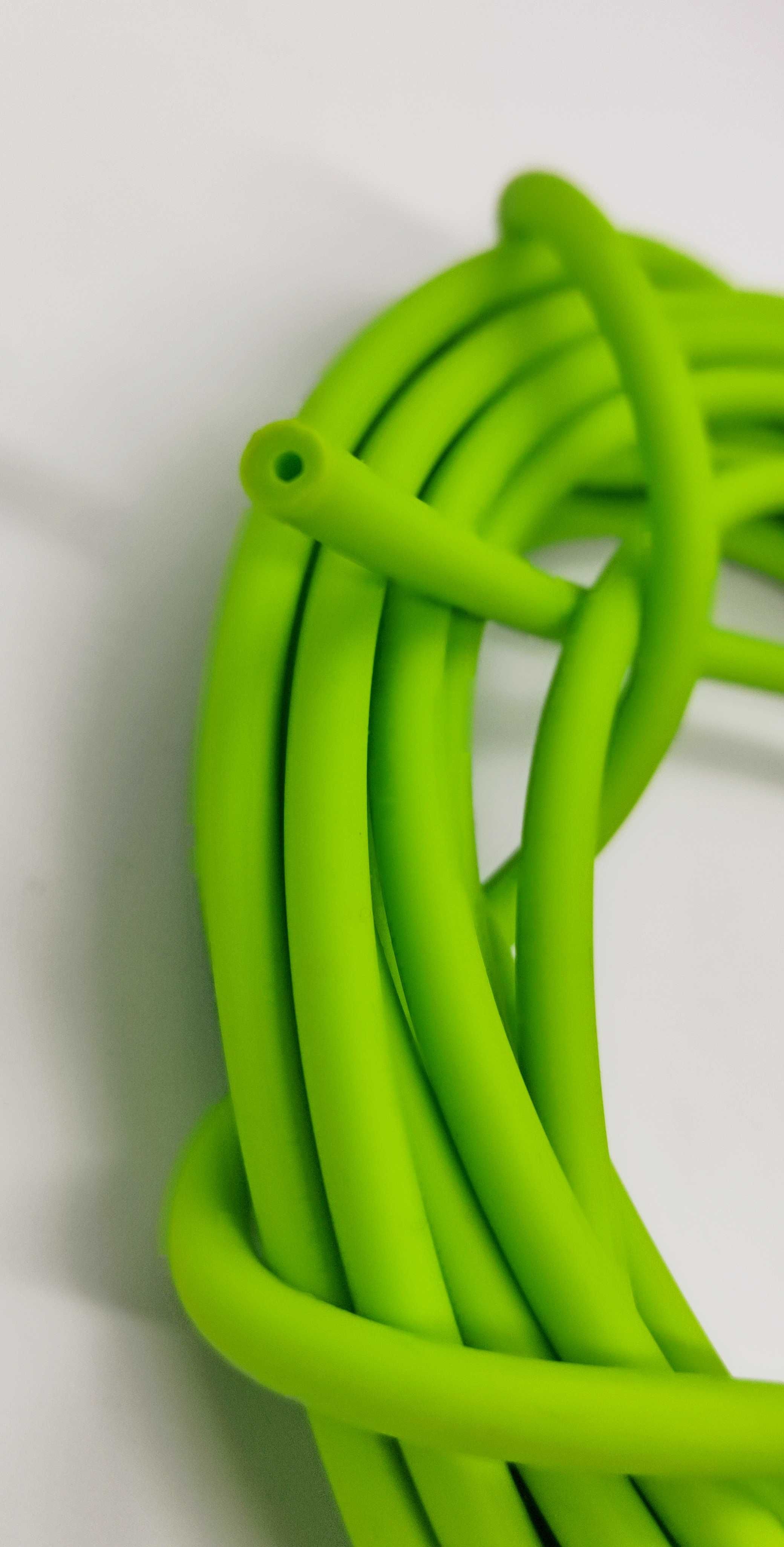 Круглый резиновый жгут резинка метраж ф2050 латекс для рогатки зеленая