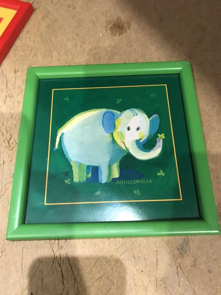 Obrazek pokoj dzieciecy slonik