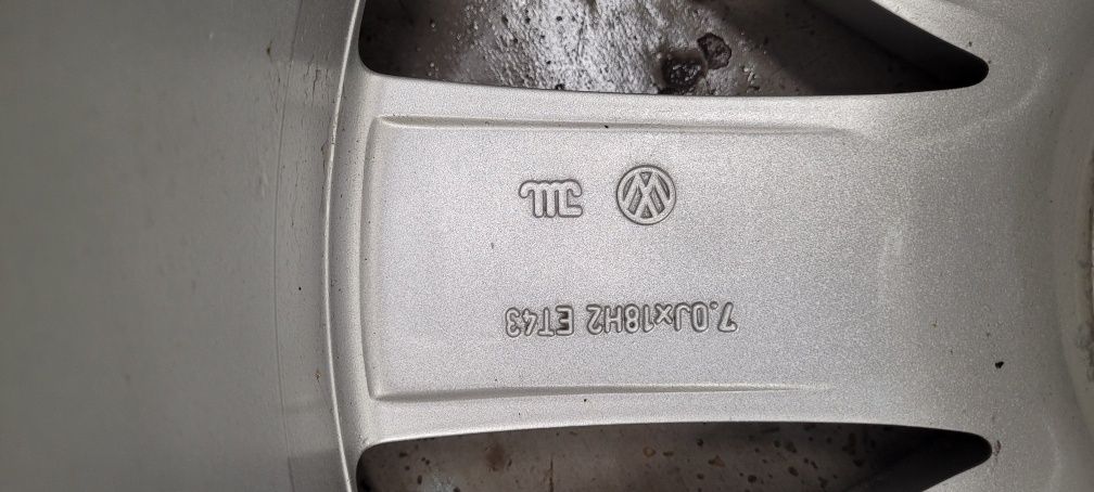 Felga Aluminiowa Volkswagen 5N0 OE  7.0J×18H2 ET43