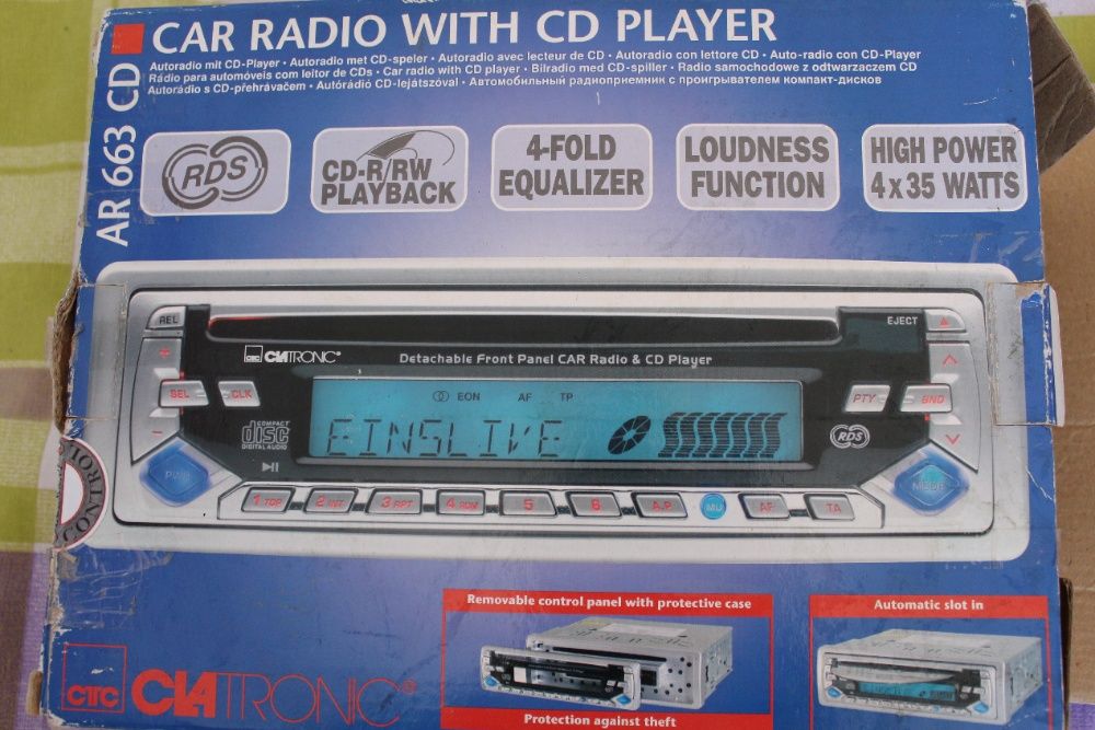 Auto rádio Cd Clatronic