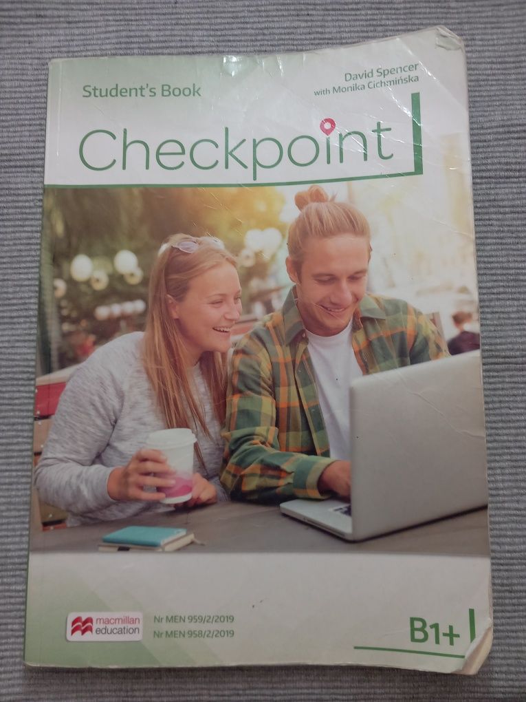 Podręcznik checkpoint B1+, autorzy: David Spencer, Monika Cichmińska