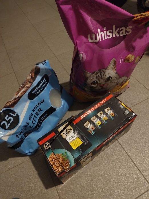 Karma dla kota Whiskas 7 kg+ karma sheba