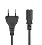 50 szt KABEL Ósemka zasilający 2pin do RTV, radia laptopa 1-2m
