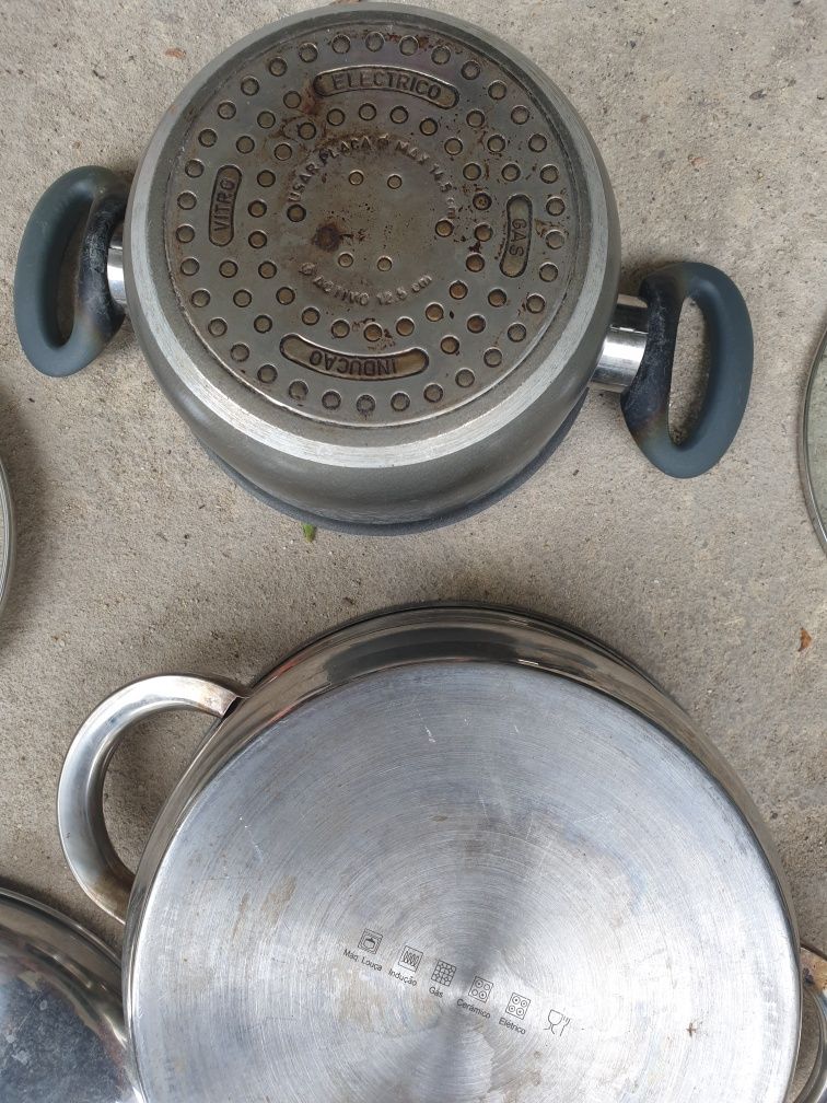 Tachos e tampas de vidro