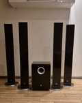 Zestaw kina domowego/sorround system głośniki jbl CST55 subwoofer jbl