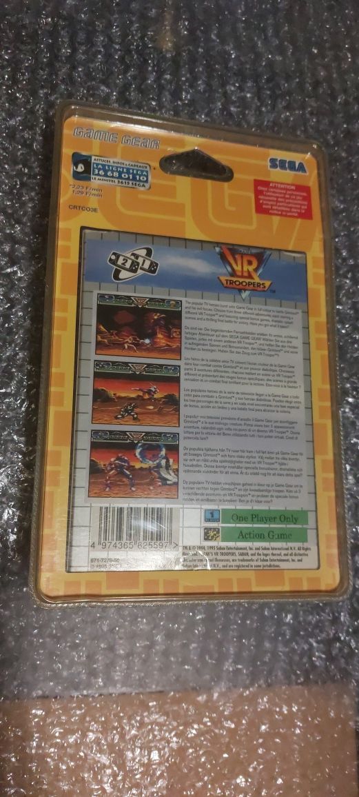 Vr troopers Sega Game Gear SELADO