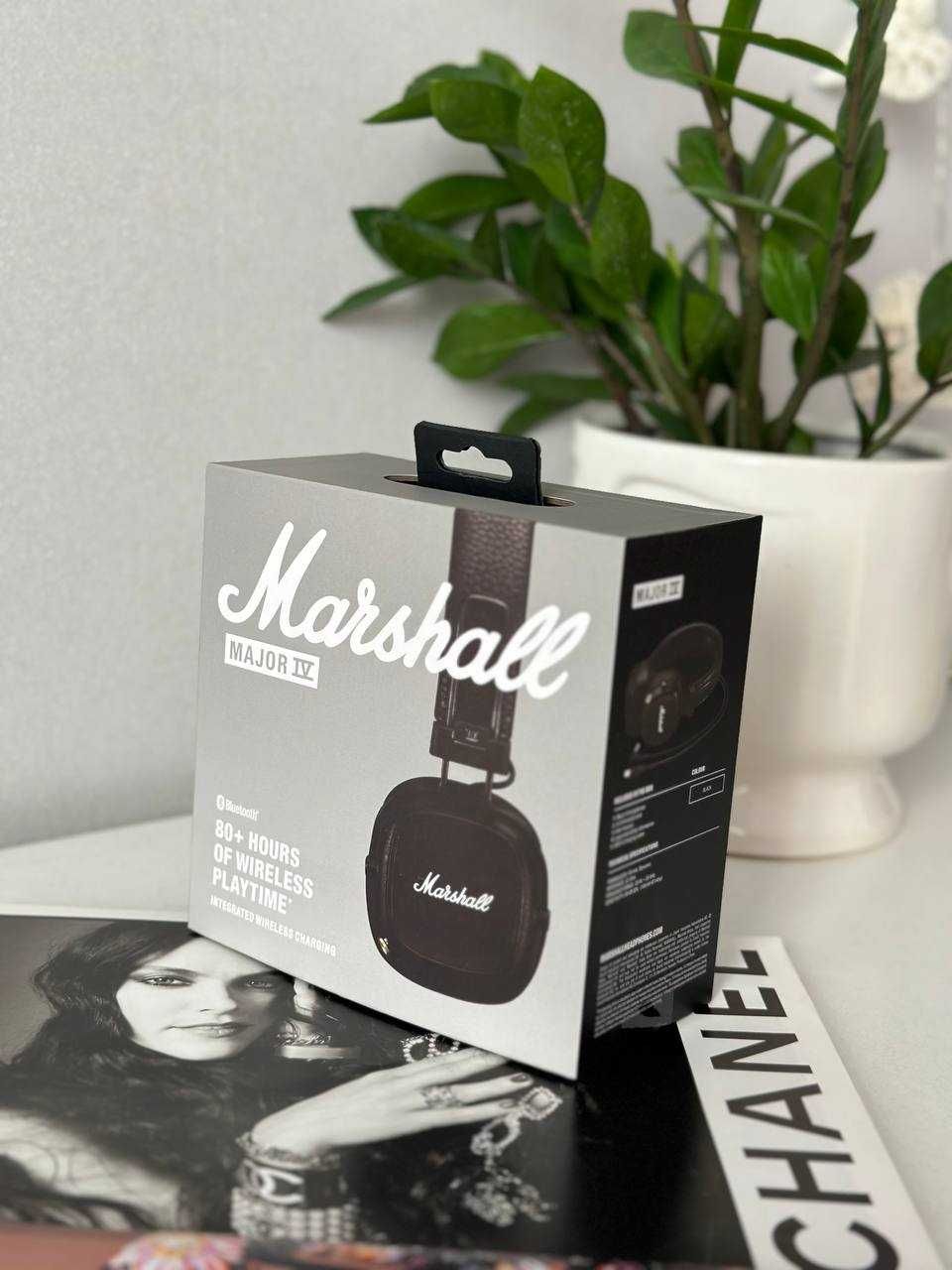 Знижка‼️Навушники накладні Бездротові Marshall Major IV Маршал 4 Чорні