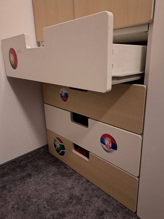 Zestaw mebli Ikea. Szafa, regał, szafka w zestawie