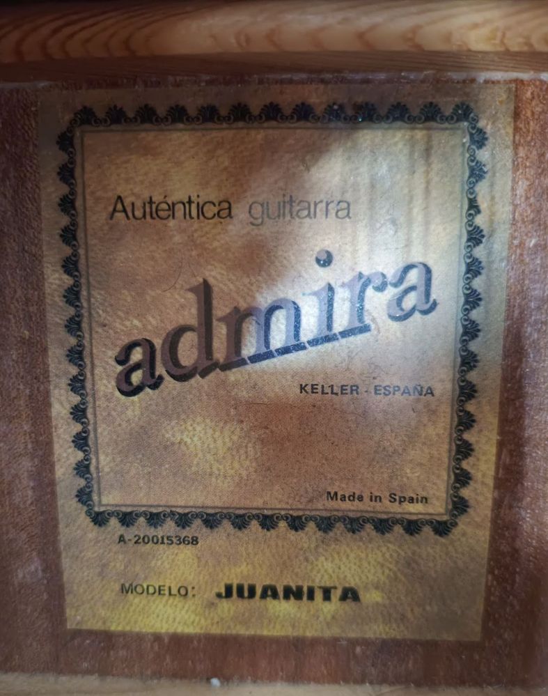 Продам класичну гітару “admira juanita”