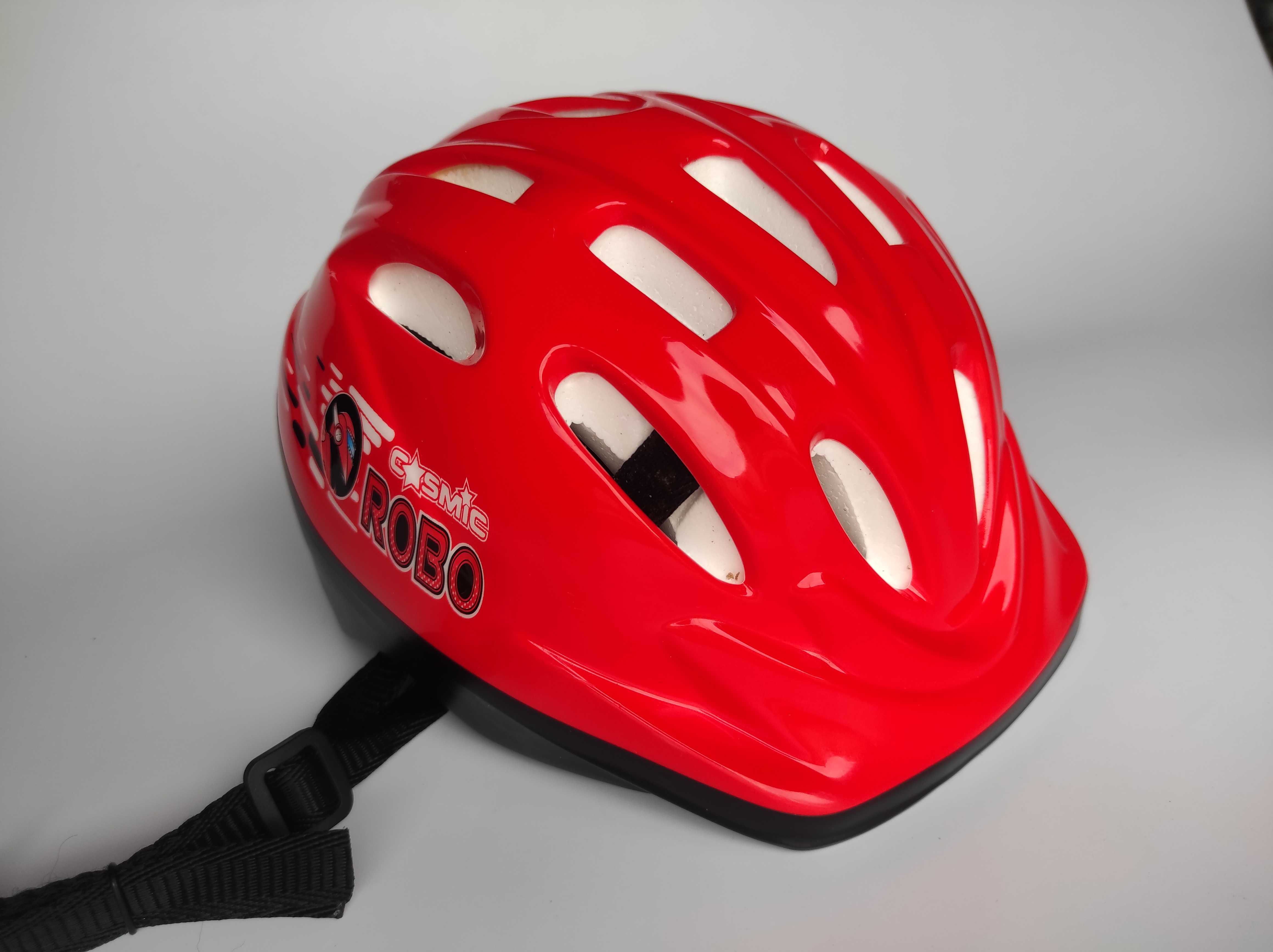 Детский защитный шлем COSMIC ROBO, размер XS 48-52см, велосипедный