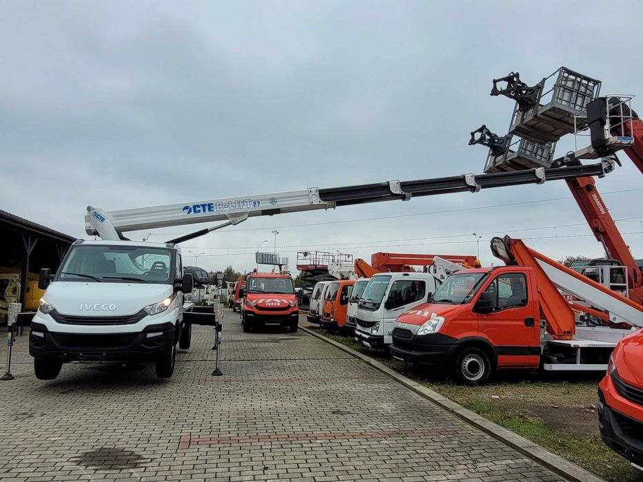 iveco podnośnik koszowy zwyżka 27 m cte b-lift 27 m ruthmann multitel
