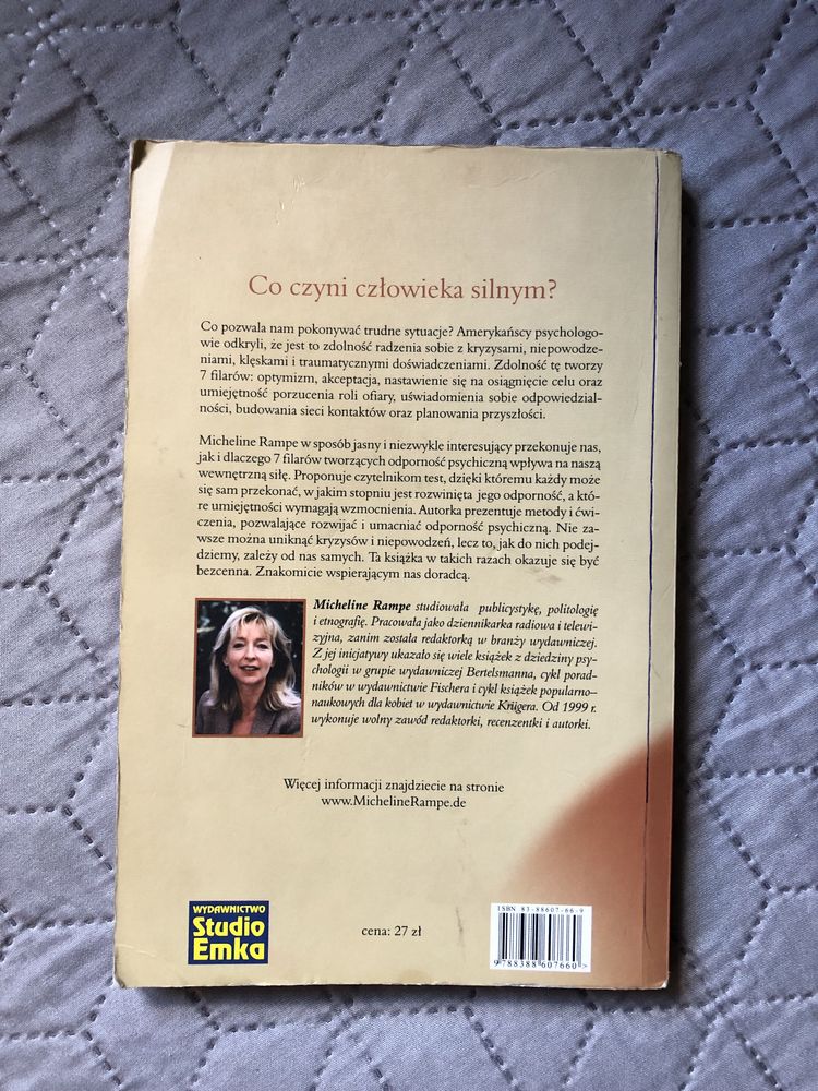 409. Unikat. Odporność psychiczna. Micheline Rampe