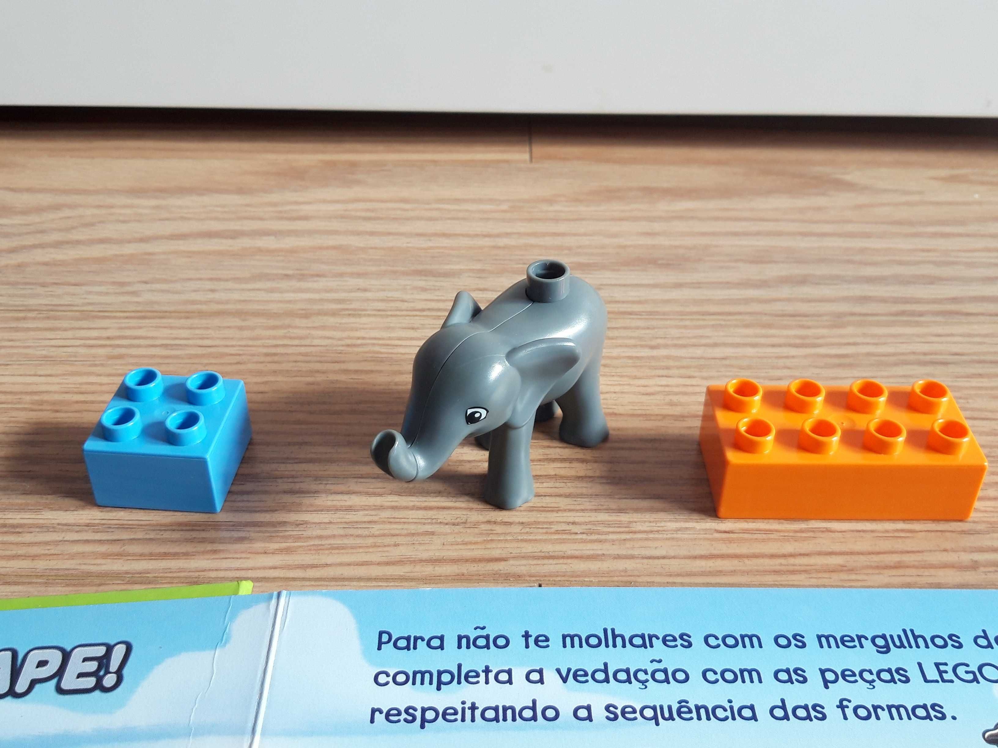 Livro Infantil Lego Duplo Zoo com peças de Lego