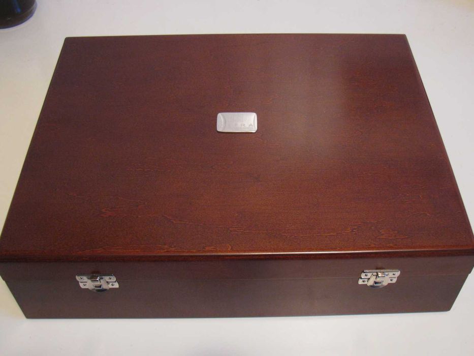 Zestaw srebrnych sztućców Hefra