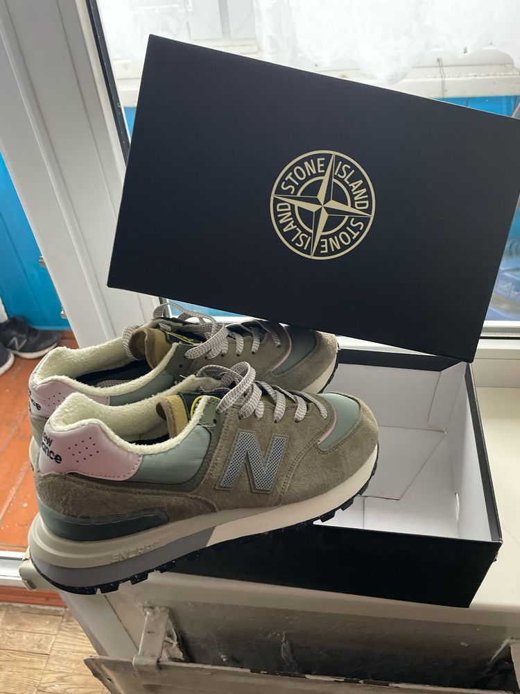 New balance, stone island, 45размер кроссовки