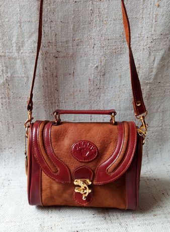 Оригинальная кожаная небольшая сумочка henry original leather