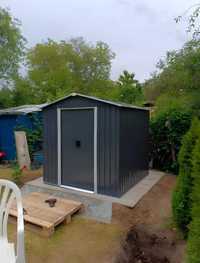 NOWOCZESNY garaż narzędziowy domek do ogrodu 213 x127x185 cm WYPRZEDAŻ