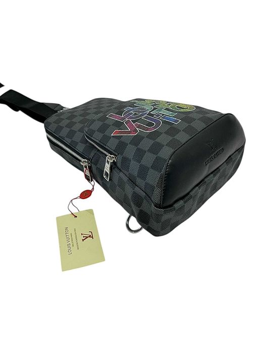 1) Мужская сумка слинг Louis Vuitton чоловіча сумка барсетка
