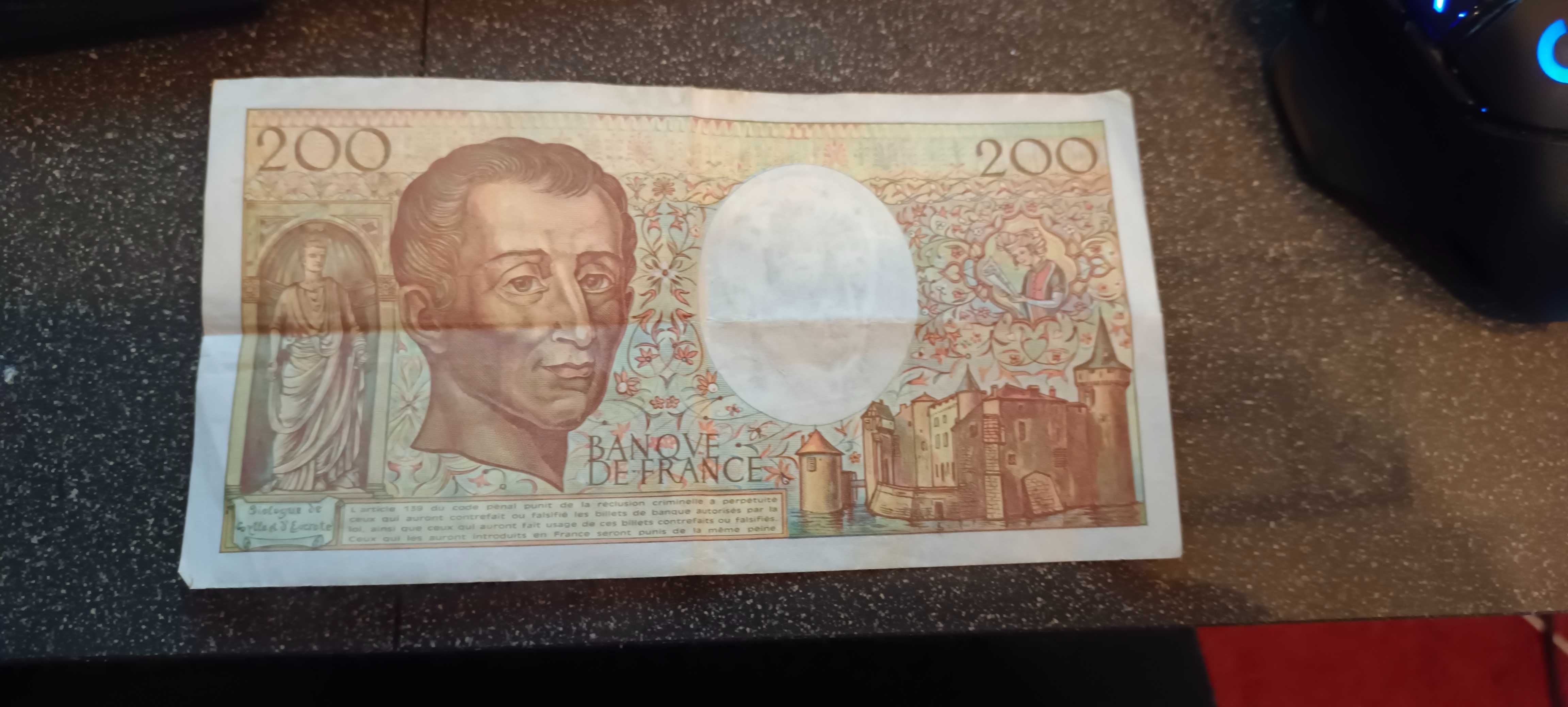 200 Franków francuskich 1992