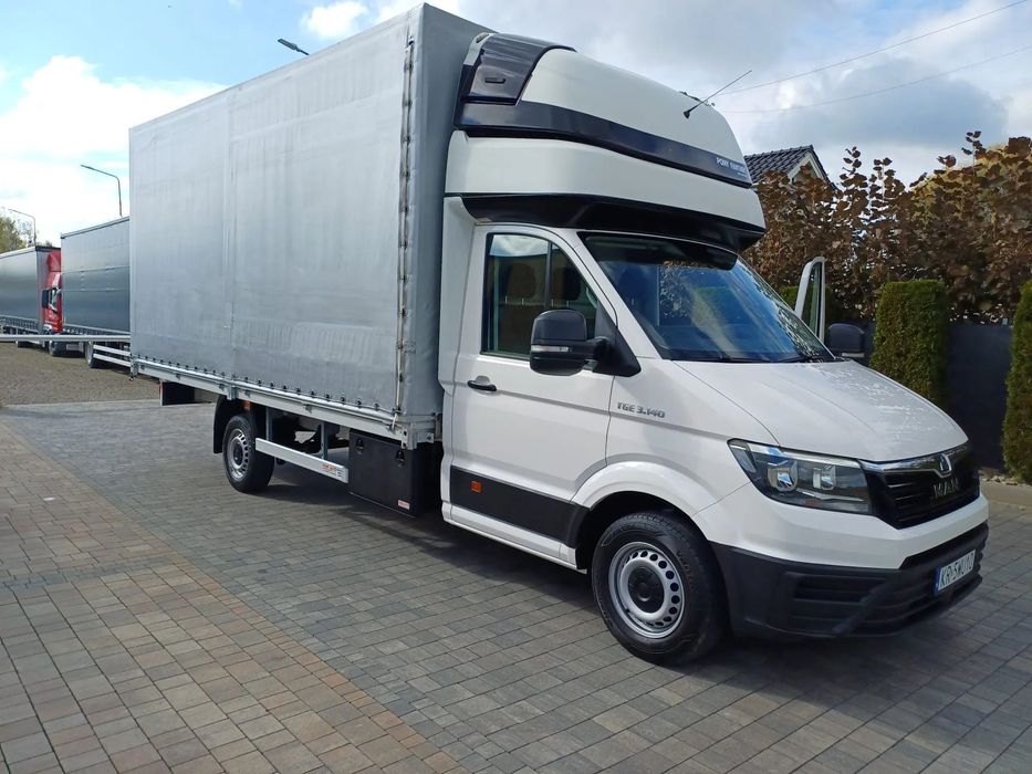 MAN TGE 10 PALET zaw.poduszki 2021r EURO 6  regulowana wysokość stelaża 2.30/2.55