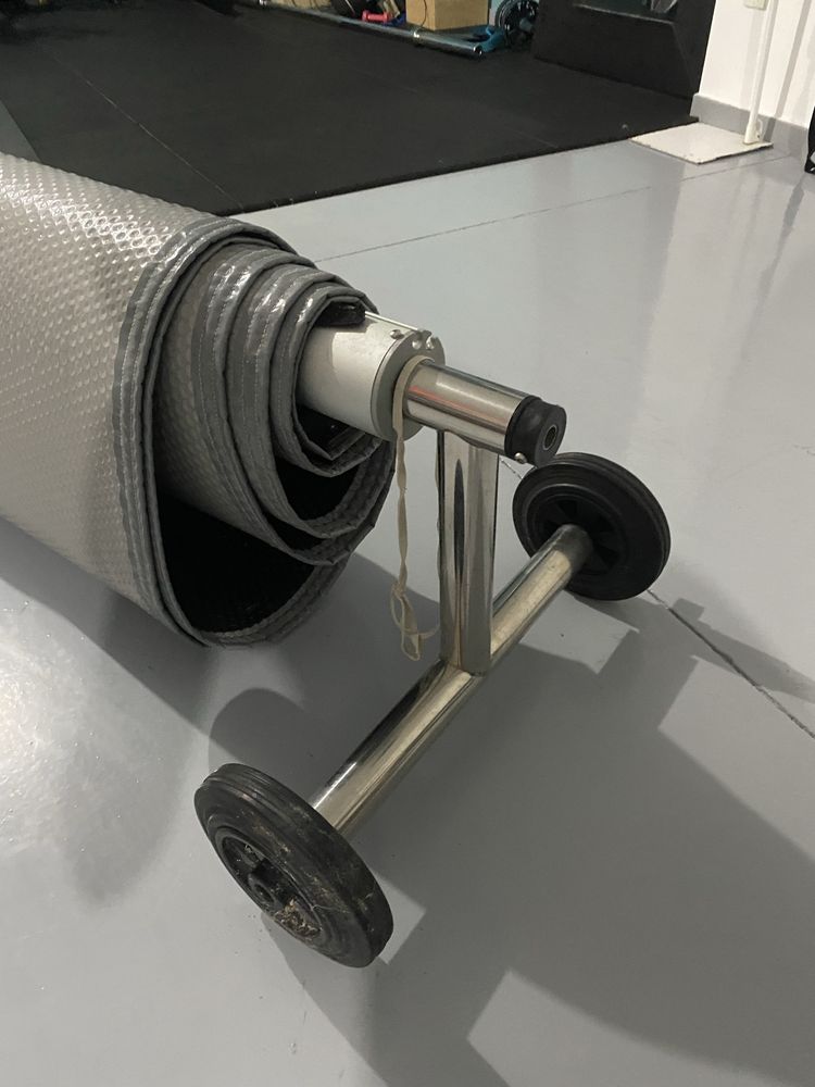 rolo para tapar piscina