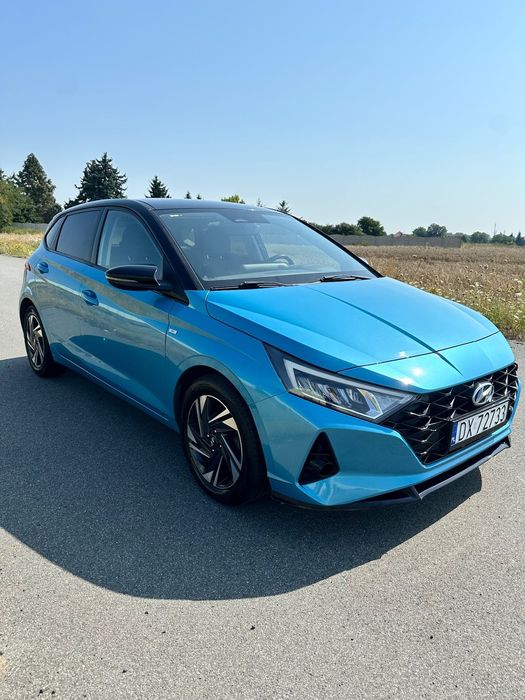 Hyundai i20 Piękny Hyundai i20 HYBRYDA Style 10 T-GDI MHEV 100 KM BRUTTO FV
