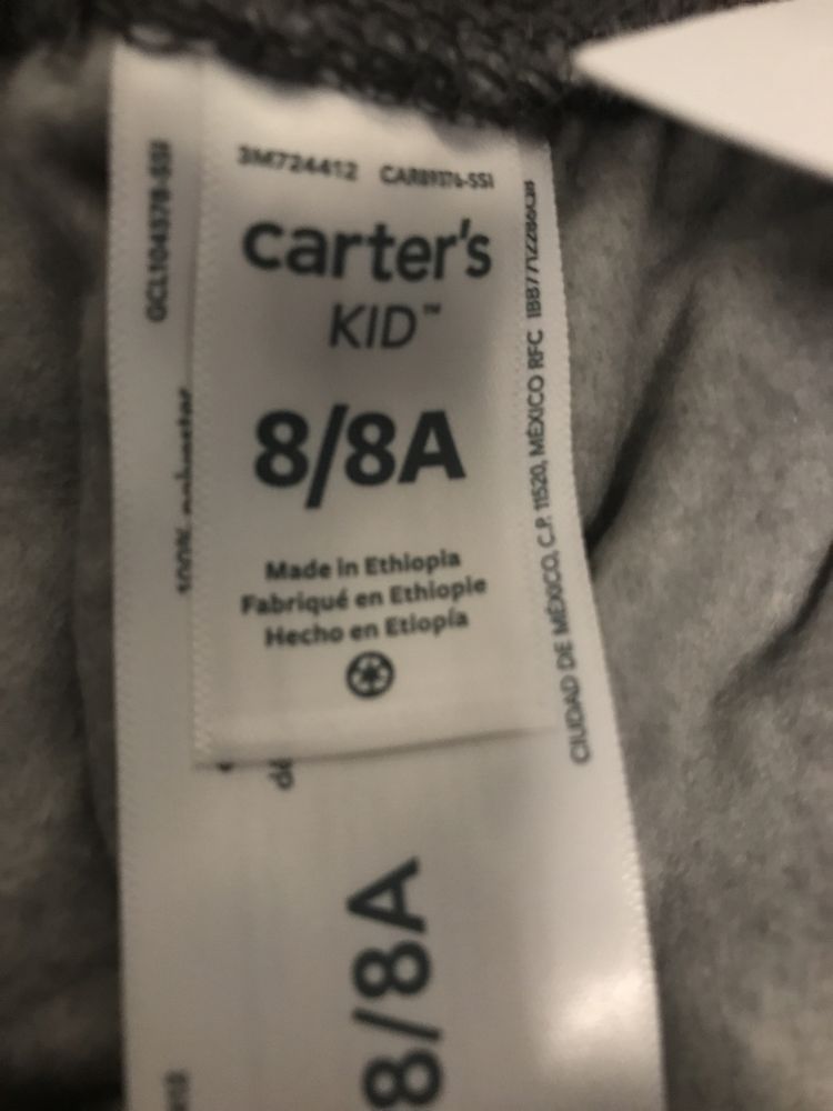 Флісові штани Carters 8t