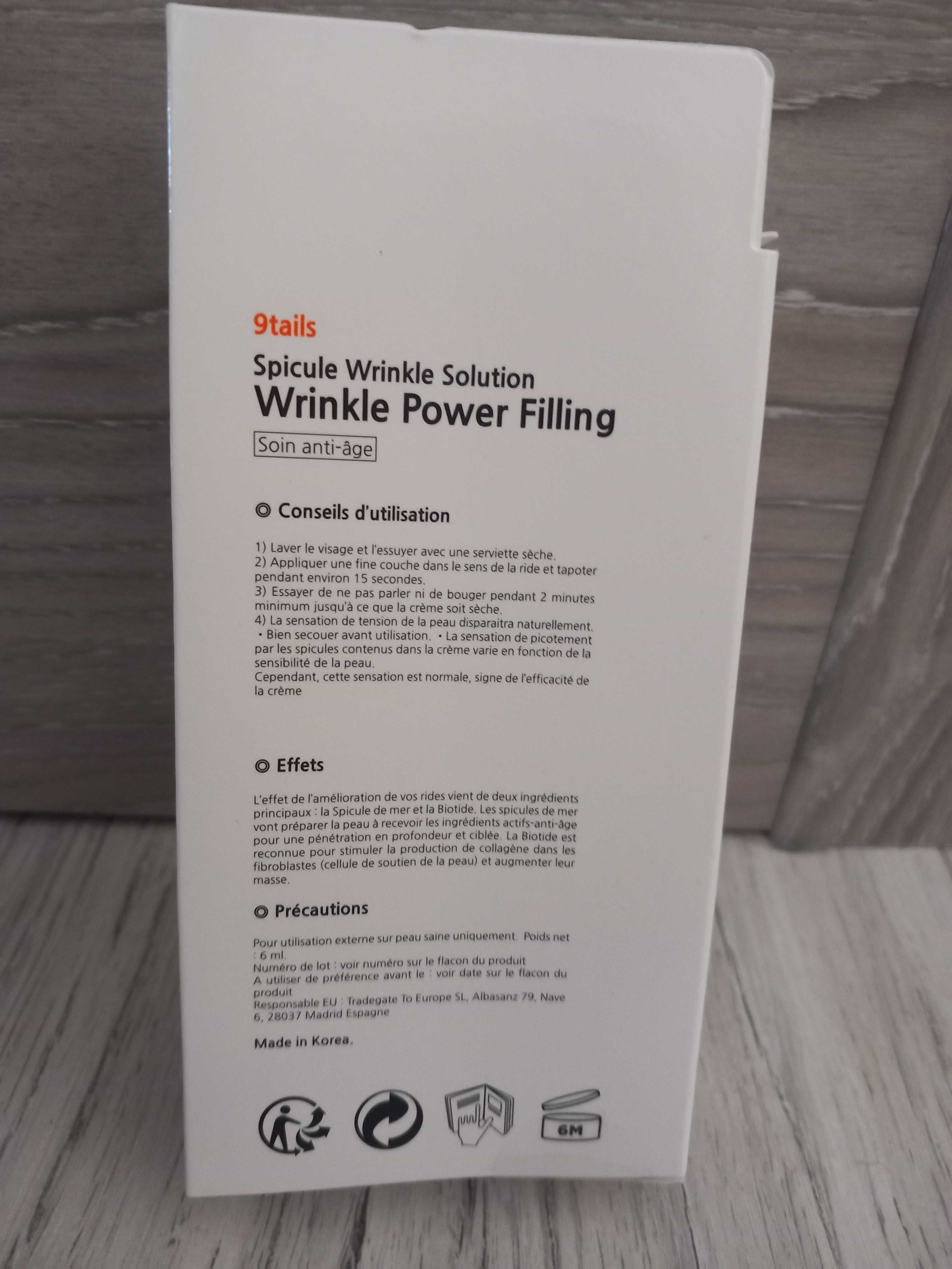 Wrinkle Power Filling 6ml, Serum poprawiające zmarszczki