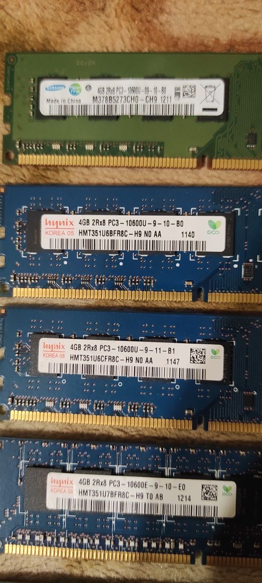 Память ddr3 2gb и 4gb б.у. рабочая