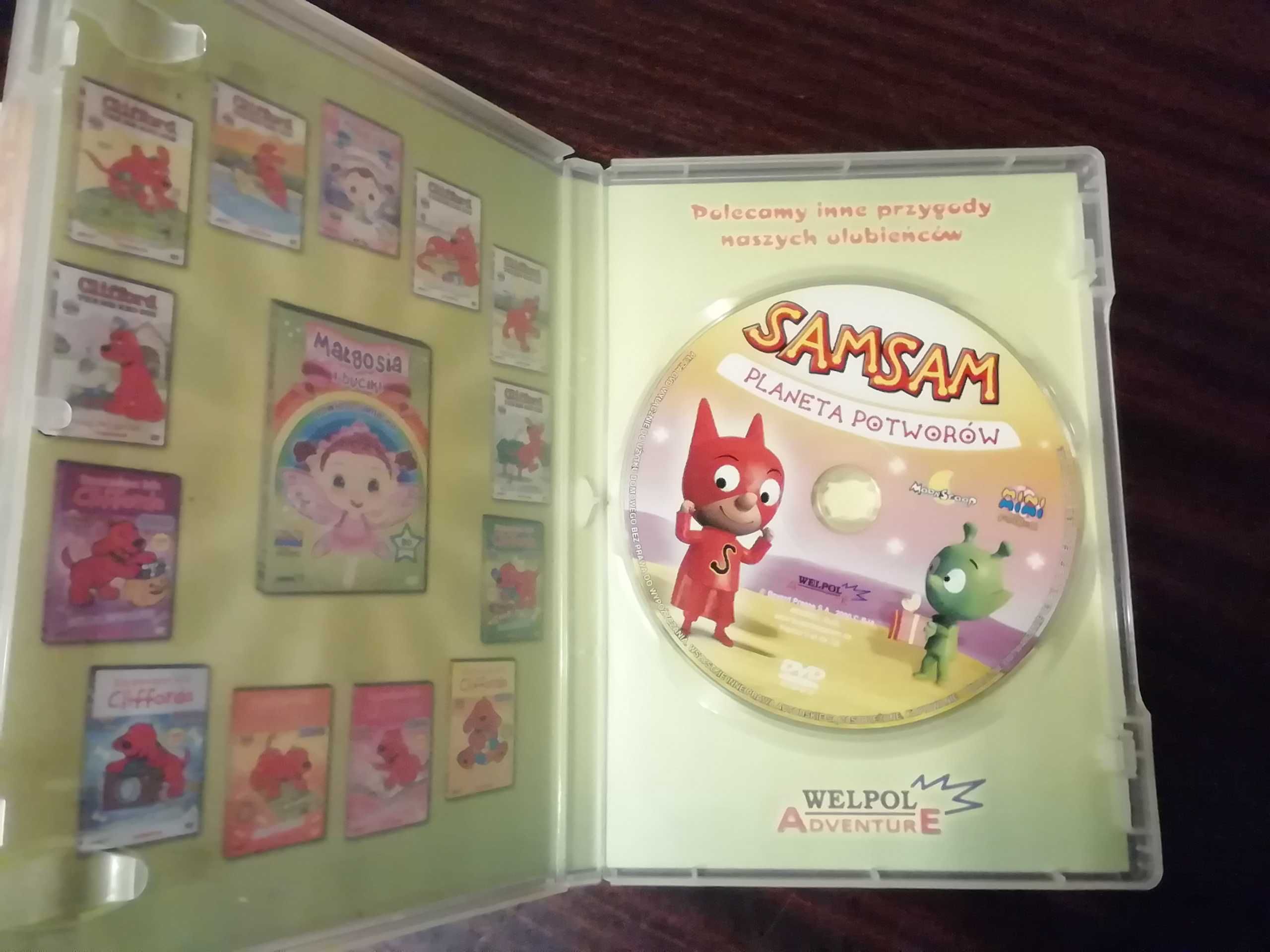 Sam Sam i planeta potworów, DVD